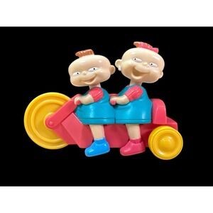 Phil & Lil Bicycling Rugrats Figure‎ Vintage 1998 Burger King Kids Club Meal Toy
